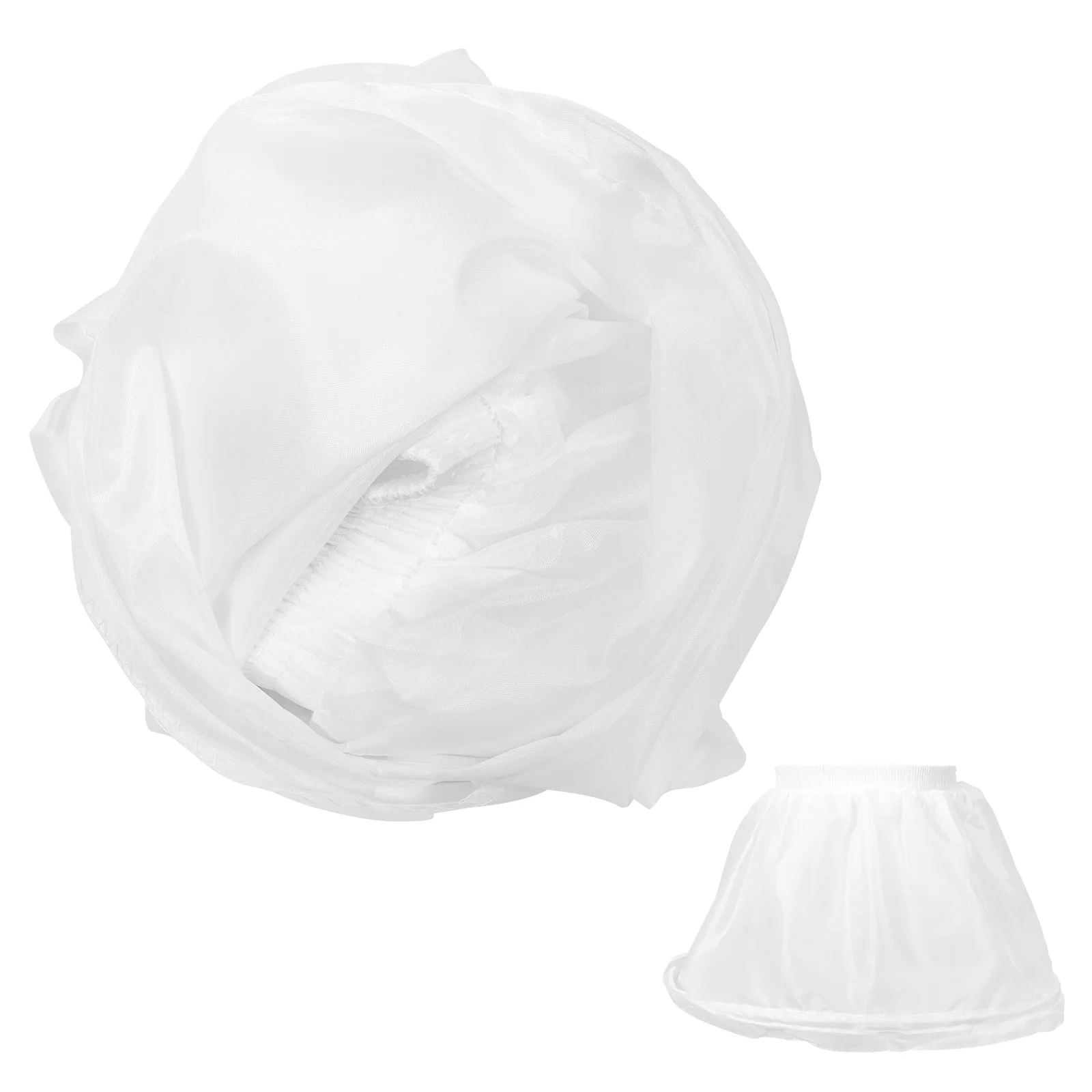 Children's Panniers Girl Crinoline Skirt Slip Dress for Gauze Petticoat Underskirt