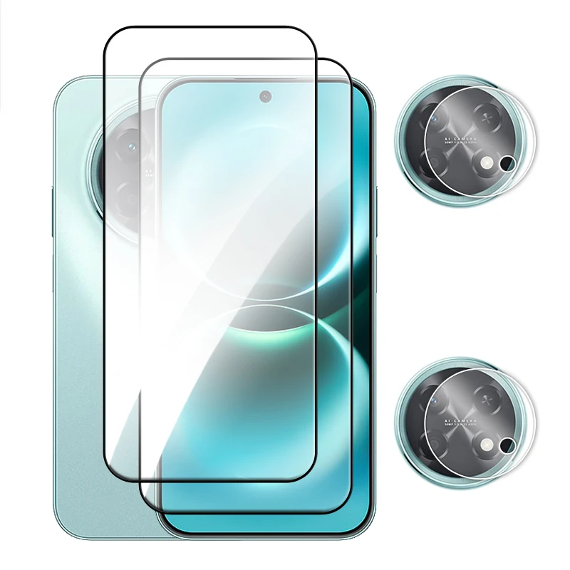 Premium Full Cover Tempered Glass Screen and Lens Protector