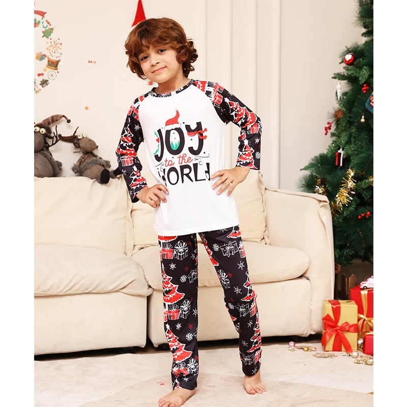 thumbnail image 5 of Conjunto de pijamas a juego para la familia de Navidad 2024, ropa para padre, madre e hijos, atuendos nuevos, mamelucos para bebé, ropa de dormir, pijamas, 5 of 5
