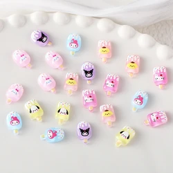 50PCS New Cute Disney series cartoon mini ice Cream 3D Cabochon Scrapbooking DIY Jewelry Ornament Manicure Decorate Accessories