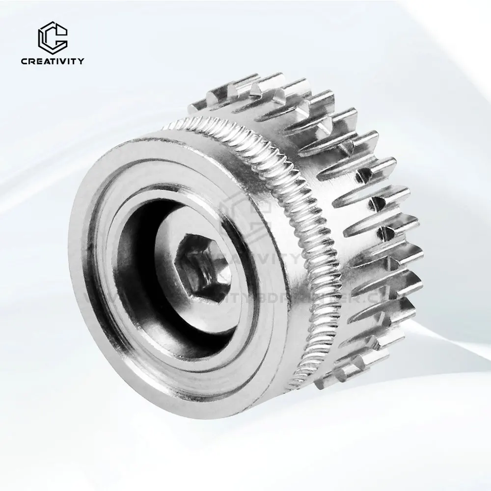 K1C EXtruder GEAR Nickel-plated High Hardness All Metal Filament Drive Gear for K1 Max/K1 /Ender 3 /Ender 3 v3 /EXTRUDER GEAR 3d
