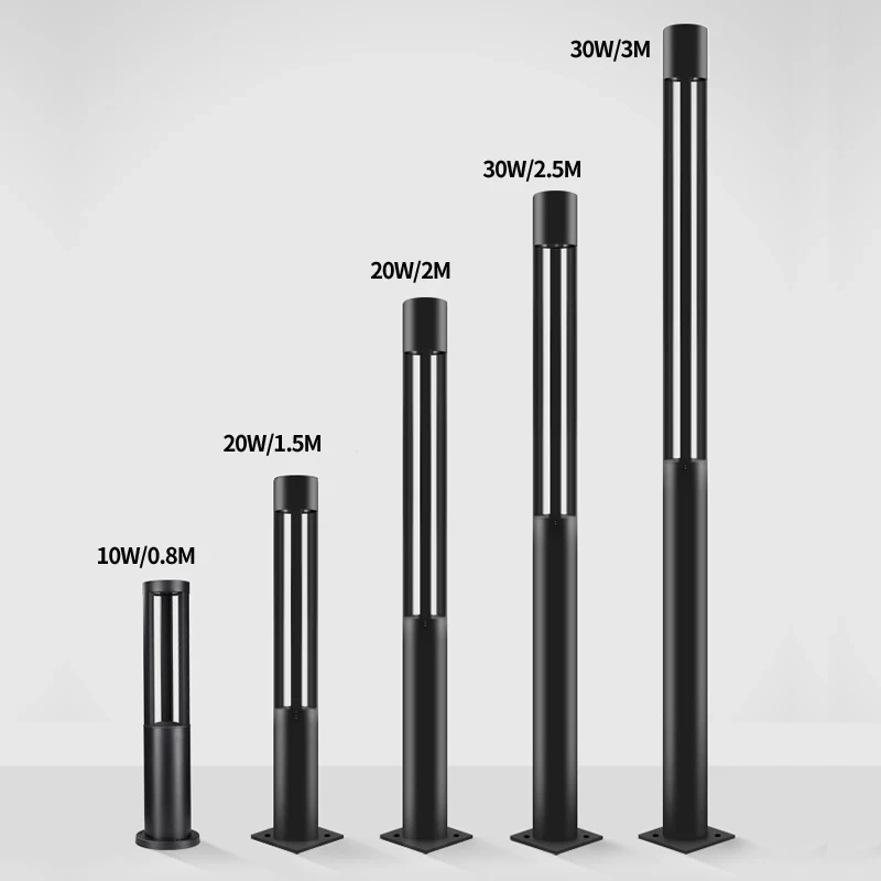 utdoor courtyard lamp Garden Villa high pole lamp landscape lamp post Park Light LED Waterproof lighting street lamp 85-265V 6