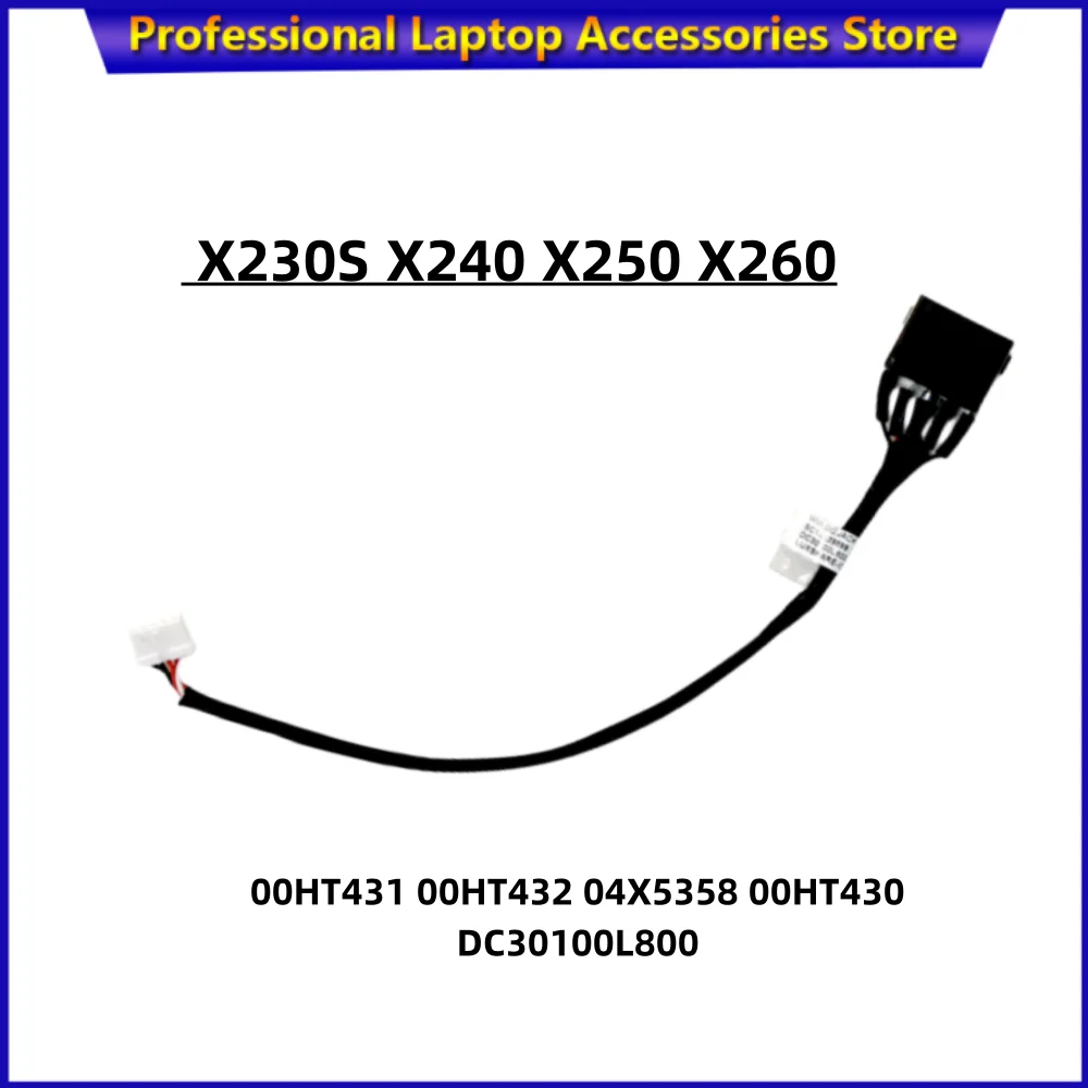 

Для ThinkPad X230S X240 X250 X260 DC In Power Jack кабельный разъем для зарядки 00HT431 00HT432 04X5358 00HT430 DC30100L800