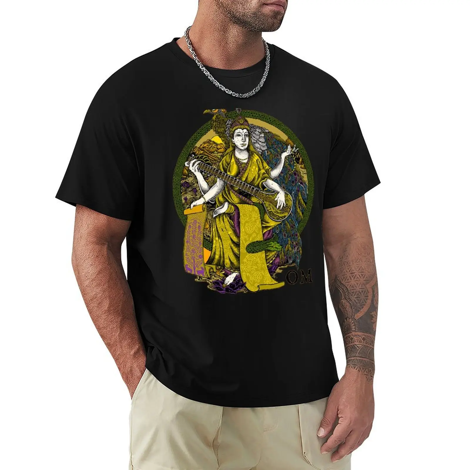 

Threeom New OM The World American T-Shirt blanks quick-drying men t shirts