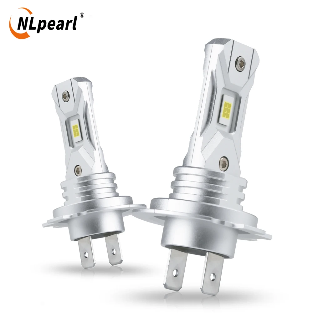 

NLpearl 21Pcs H7 LED Headlight Canbus Mini Wireless 18000LM 60W High Power CSP Chip H7 Bulb Ledlamp Fanless Car Head Lamp White