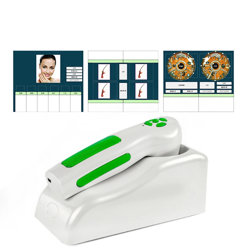 건강 홍채 스캐너 분석기, USB 눈 홍채 카메라, 12MP LED 램프 제어, 홍채 분석기