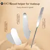 Stainless Steel Foundation Spatula Mask And Eye Cream Spoons Multi-Functional Facial Scraping Metal Beauty & Skin Care Tools Set 3