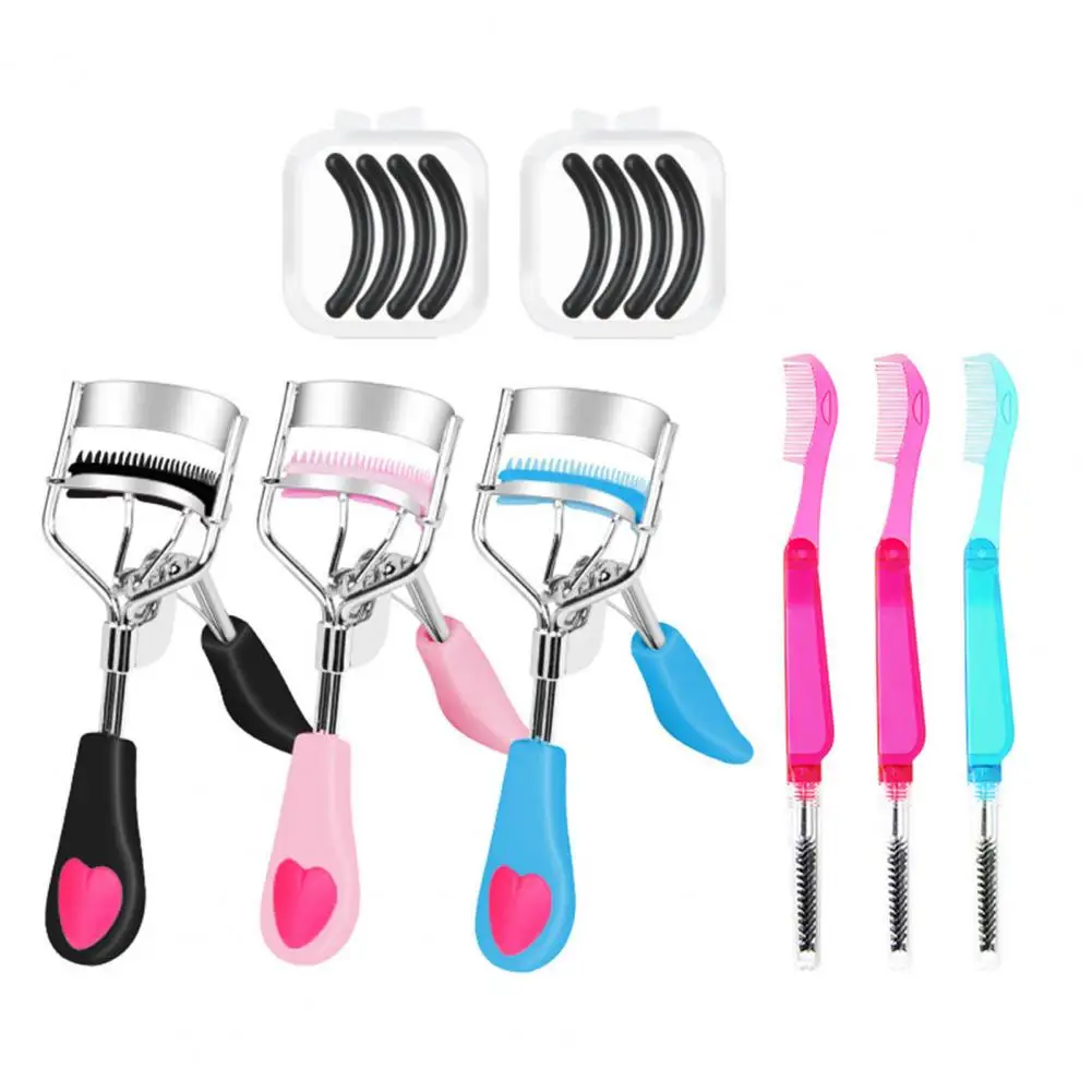 Curling Eyelash Clip Ergonomic Easy to Carry Mascara Applicator Lash Curler Kit Professional Lash Curler Cosmetic Tool