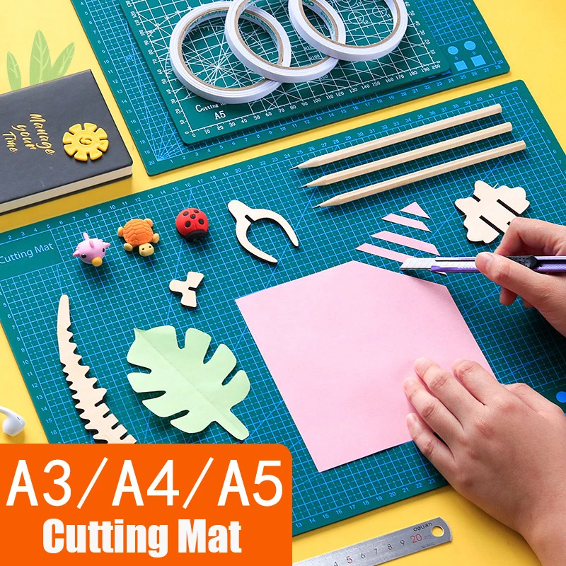 High Elasticity Durable Cutting Mat - PVC, 2.5MM Thickness, Ideal for DIY Handicrafts & Art Projects