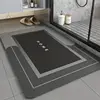 1pc 40*60cm Super Absorbent Floor Mat For Bathroom Non Slip, Fast Drying Soft, Carpet Shower Tub Outdoor Doormat 1