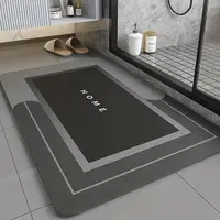 1pc 40*60cm Super Absorbent Floor Mat For Bathroom Non Slip, Fast Drying Soft, Carpet Shower Tub Outdoor Doormat 1