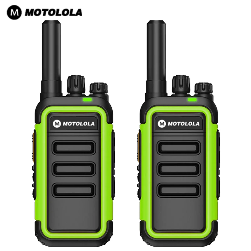 Motolola 2Pcs Mini Walkie Talkie Portable Two-Way Radio UHF Transceiver Set Walkie-talkies Radio Walkie Talkie Long Range COD