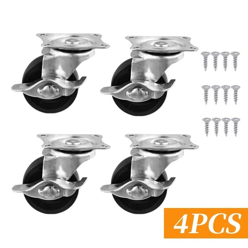 Ruedas Silenciosas Para Sillas: Repuestos Flexibles De TPR Con Rodamiento Giratorio Y Vástago M12 (100 Mm)