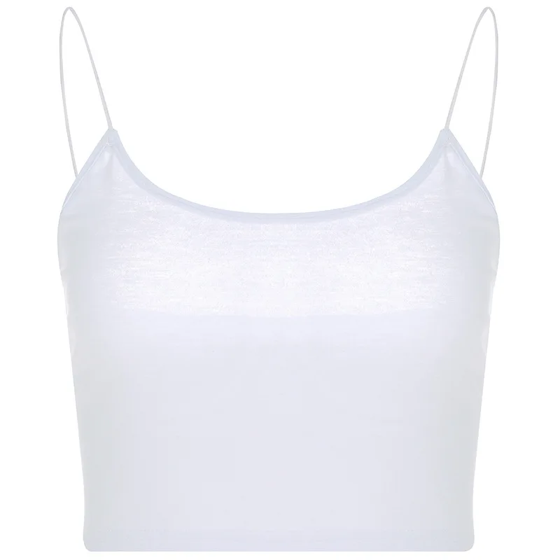 long camisole Tank Top Woman Sexy Sleeveless Crop Tops 2022 Summer Camis Fashion Camisole Female Vest Casual Tube Tee camisole women's