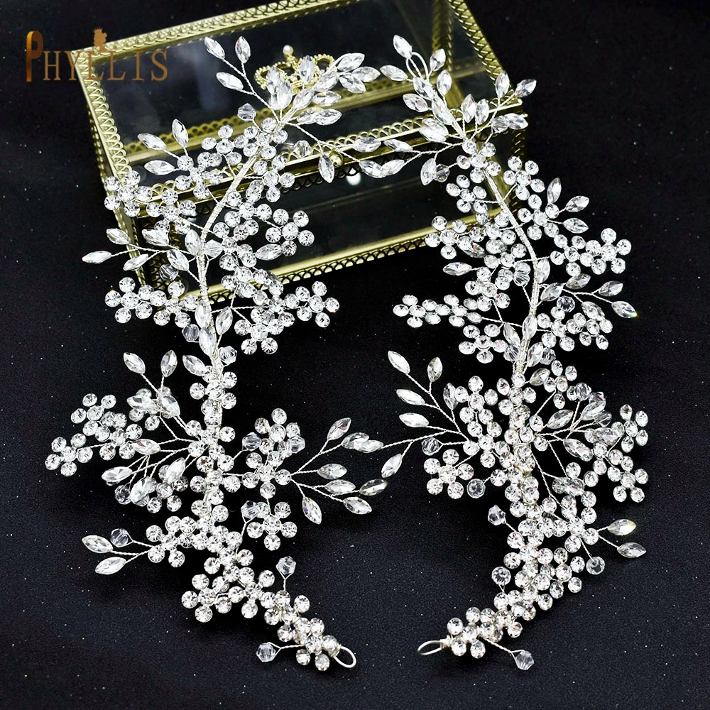 Wedding Tiaras Crystal Bridal Headpieces Prom Hair Accessories Bohemian Flower Bride Headband Party Hair Jewelry jewelry accessories hair accessory hair headdress bridal headwear hair band crown