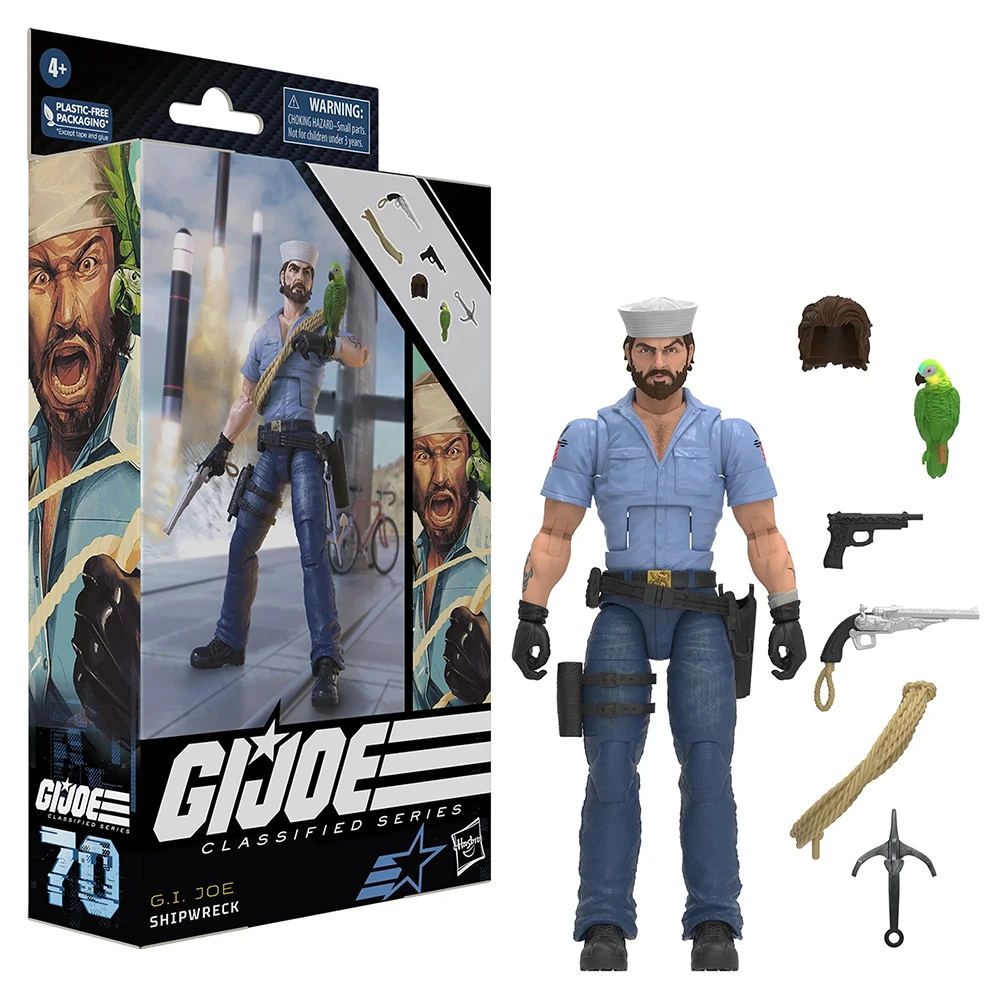 

[In-Stock] Hasbro G.I. Joe Classified Series Shipwreck No.70 6-Inch-Scale New Action Figures Collectible Model Gift Toys F7462