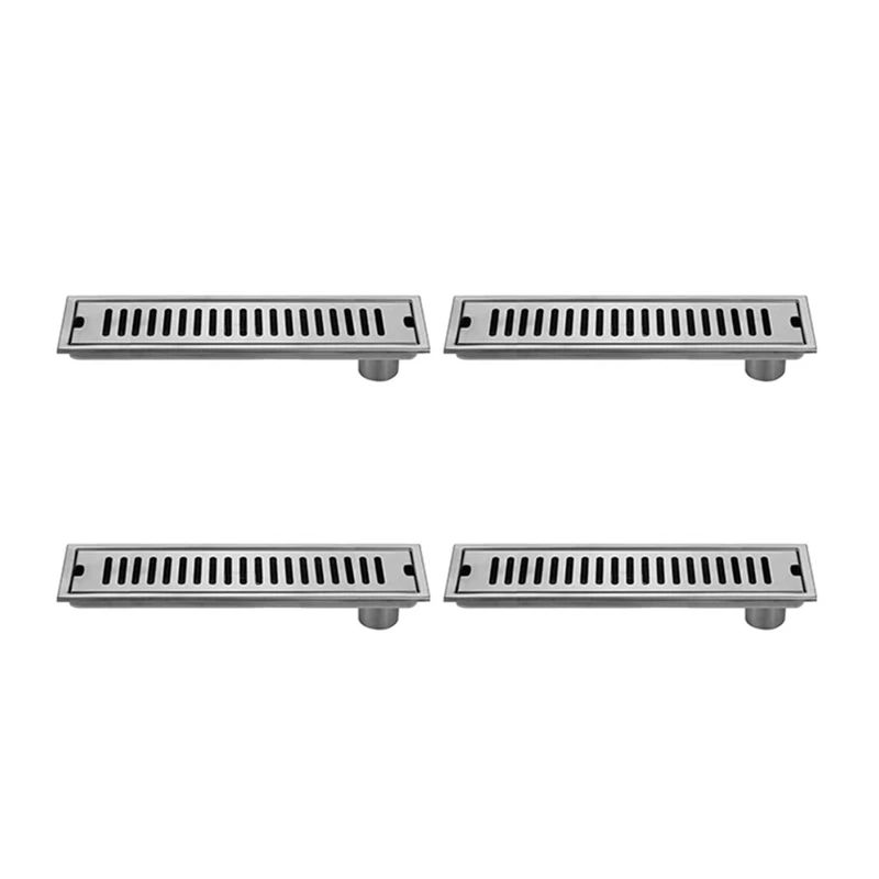 

AT14 4X Stainless Steel Shower Room Large Flow Floor Drain Ground Water Drainage Waste Discharge Deodorant 40Cm
