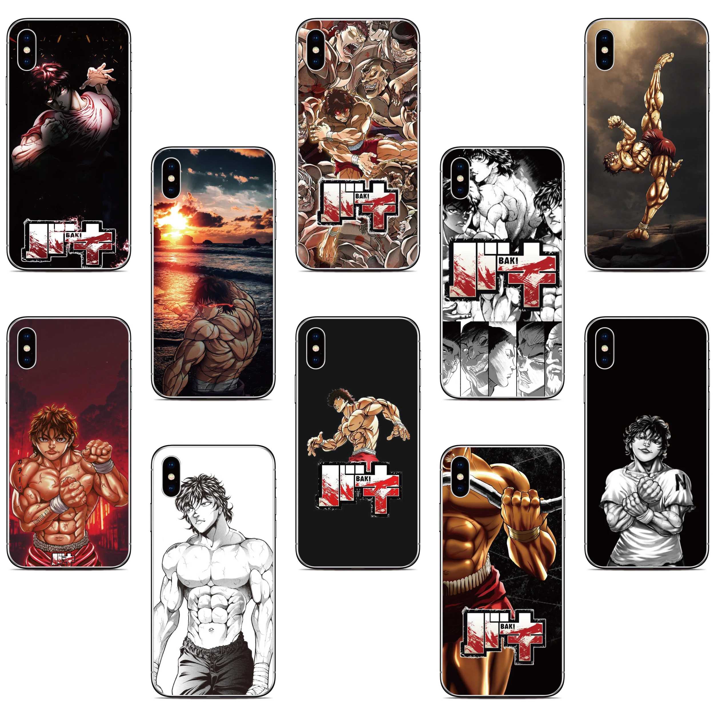 Baki The Grappler Cover Per Htc U23 U12 Life U20 U11 Desire 21 12 19 20 Plus 10 22 Pro 626 12S No Phone 1 One 2 Two 3 Case