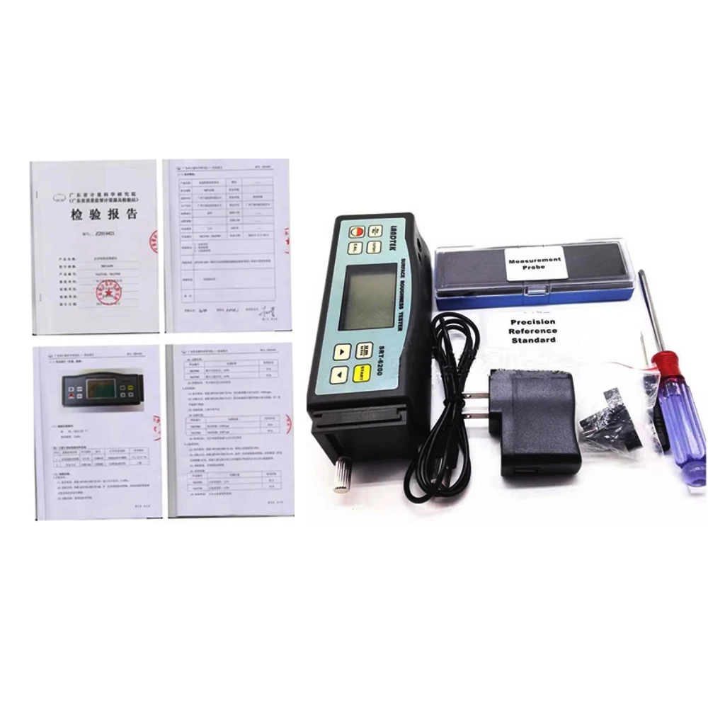 SRT-6200 digital surface roughness meter 0.001&micro;m high precision Ra0.05~10.00&micro;m metal parts surface roughness tester