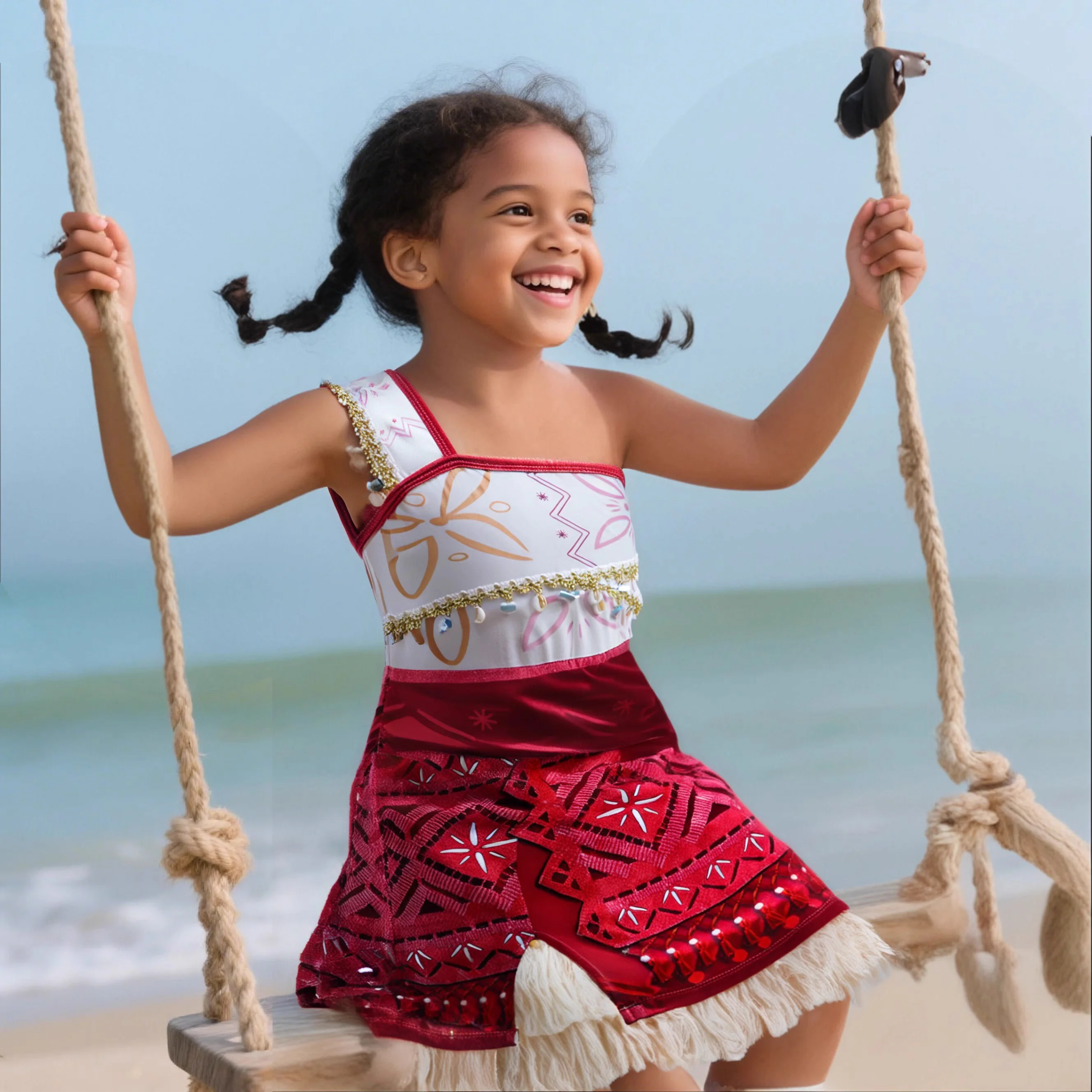 Moana Birthday Moana Kids Dress Up Girls Moana Dress 2025 Girls
