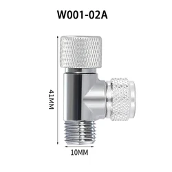 ZRDR Aquarium CO2 Bubble Counter & Fine Tuning Valve - Premium Metal Regulator Equipment (W001-02A)