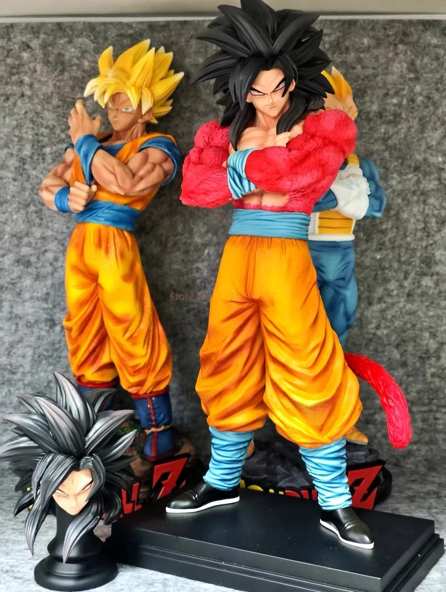 JT 32cm Dragon Ball Z Double Heads Super Saiyan Son Goku Planb