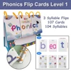 Phonics Flashcards Spelling Words Desktop Calendar English Learnning  Spelling Flip Cards Educational Toys Vocabulary Building 1