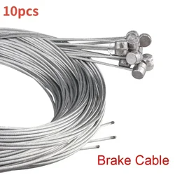 Premium Stainless Steel Bicycle Brake & Shift Cable Set - Durable Inner Wire (10pcs Brake Cable)