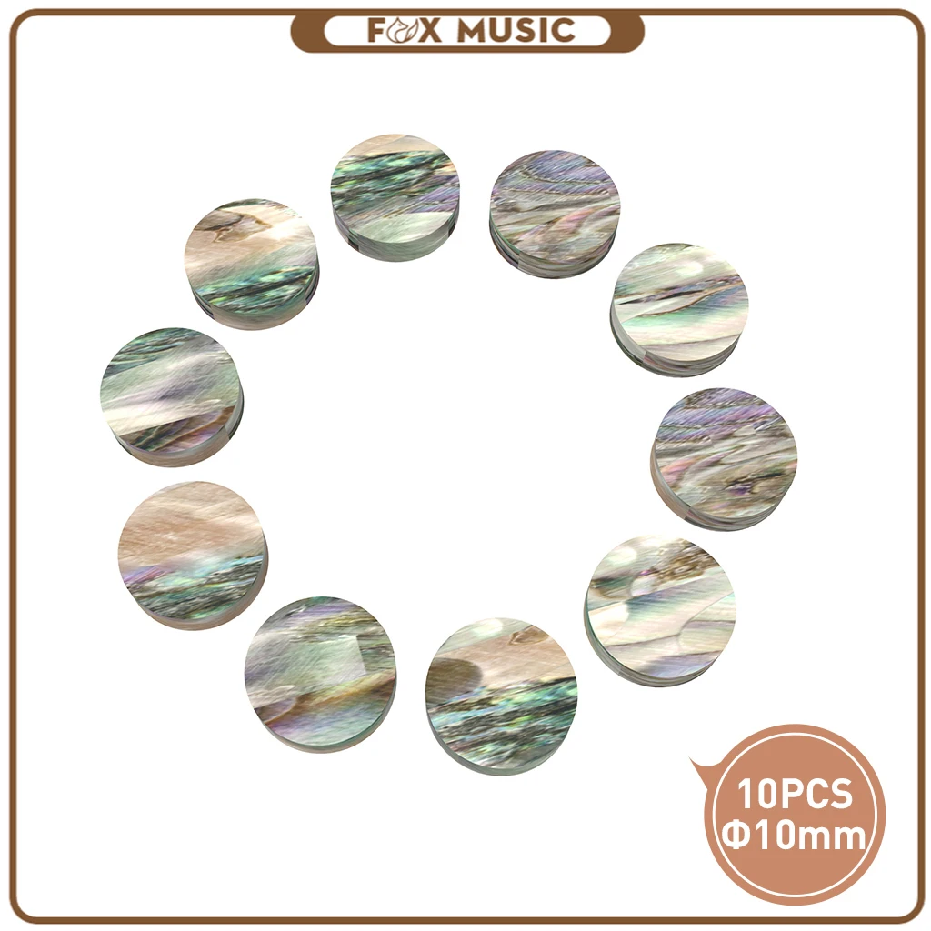 Guitar Sound Point Dot Colorful Shell 10PCS 10mm Accessories &ampPart New | Спорт и развлечения