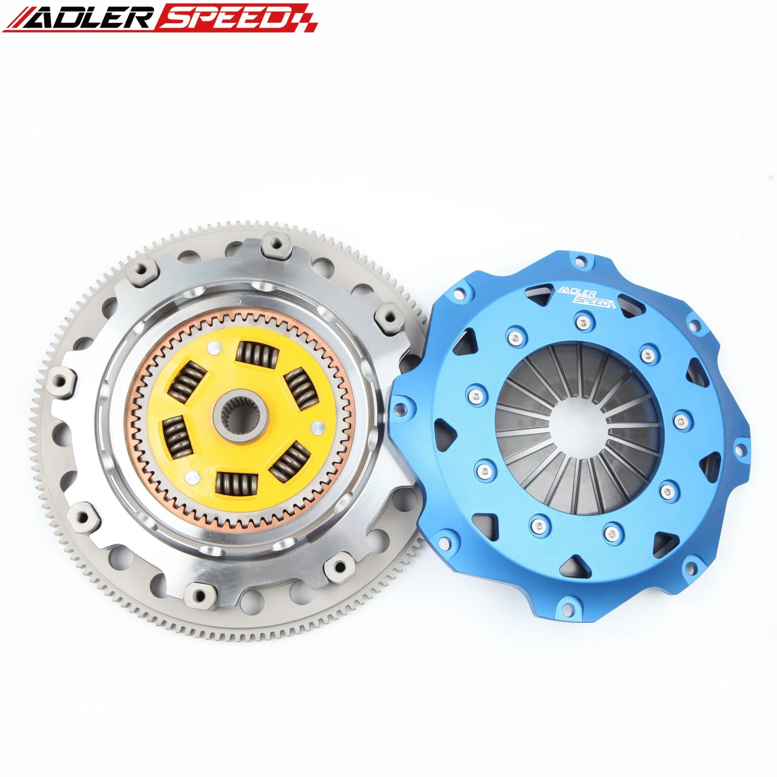 ADLERSPEED 스프링 클러치/레이싱 클러치 트윈 디스크 8.5인치(215mm) 클러치 (97-05 아우디 A4; A4 콰트로/98-05 폭스바겐 파사트 1.8L B5, B6 용)