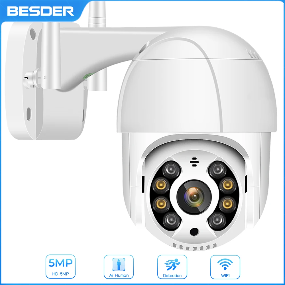 5MP PTZ IP Camera Wifi Outdoor AI Human Detection Audio 1080P Wireless Security CCTV Camera P2P RTSP 4X Digital Zoom Wifi Camera|Surveillance Cameras| - AliExpress