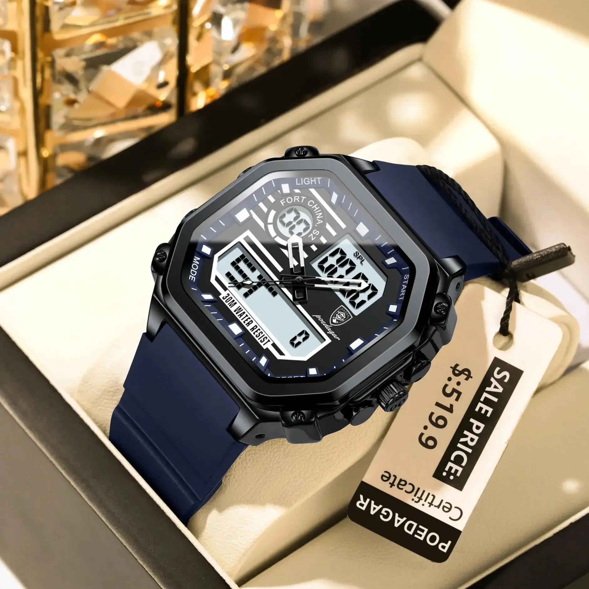 POEDAGAR Sports LED Men's Watch 1
