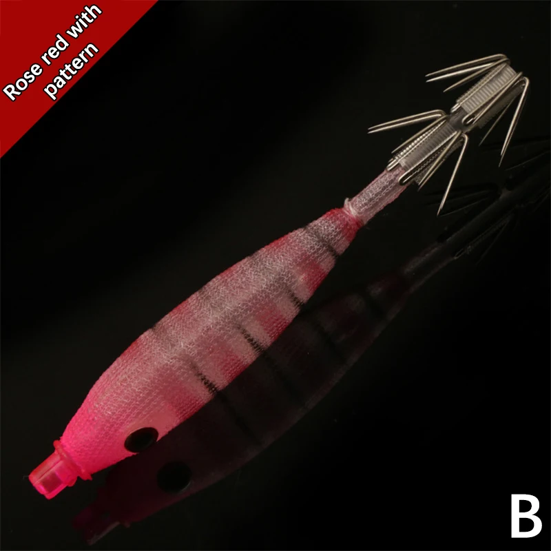 Export Japan Squid Needle 8cm 4g Bionic Bait Wrap Cloth Rubber