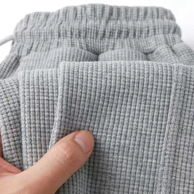 

2023 KPOP Fashion Style Harajuku Slim Fit Trousers Loose All Match Drawstring Sweat Pants Solid Pockets High Waist Casual Pants