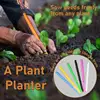 Dibber Planter Transplanter Adjustable Hand Dibber Dibber Planter Transplanter Garden Tool Efficient Transplanter For Beans 1