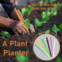 Dibber Planter Transplanter Adjustable Hand Dibber Dibber Planter Transplanter Garden Tool Efficient Transplanter For Beans 1