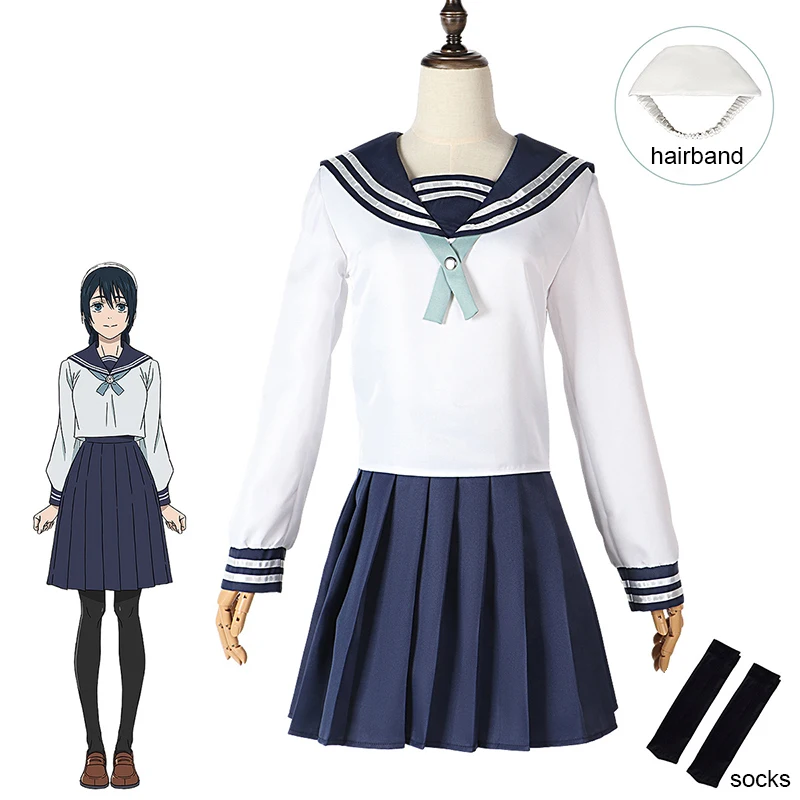 

Anime Jujutsu Kaisen Riko Amanai Cosplay Costume Women Dresses JK Sailor Skirt School Uniform Star Plasma Vessel Halloween Suit