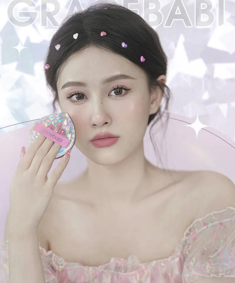 오버사이즈 메이크업 퍼프 파우더 컨실러 블러시 믹서기 스폰지 화장품 어플리케이터, 건식 습식 사용 도구 키트, 세트당 2 개