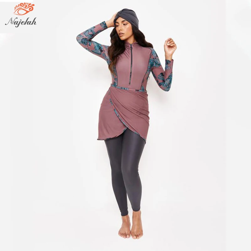 Muslim Swimwear Women Islamic Modest Swimsuit Swimming Suit Hijab Cover Ups Burkini Hijabs For