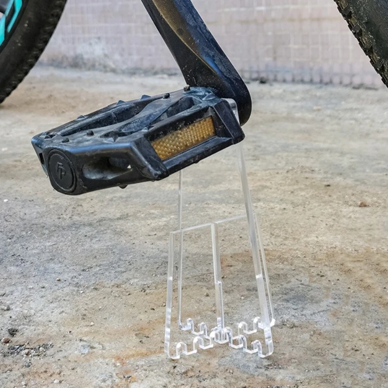 Transparent Acrylic Non-Slip Portable Bike Kickstand