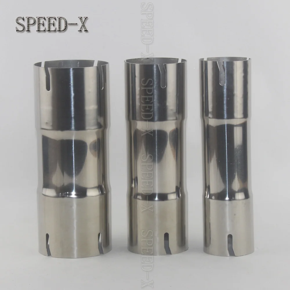 304 stainless steel 51/63/70/76 mm nozzle clamp type round pipe 200 mm total length round pipe fitting