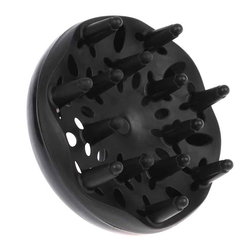 1pc Hair Diffuser Professional Hair Styling Curl Dryer Diffuser Universal Hairdressing Blower Styling Salon Curly Tool Black 5