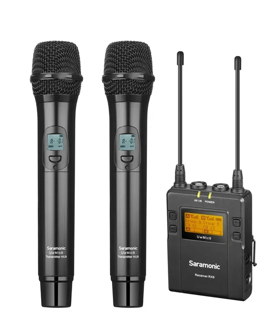 ⭐️新品未使用⭐️UwMIC9 UHFワイアレスマイクロフォン Saramonic-電子機器用のプロフェッショナルなワイヤレスマイク9