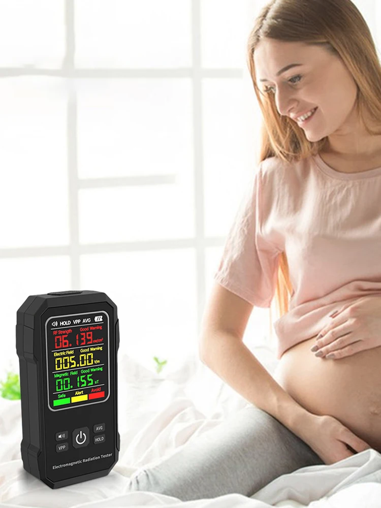 전자기 탐지기 백라이트 자기장 강도 테스터 홈 오피스용 자기장 강도 측정기