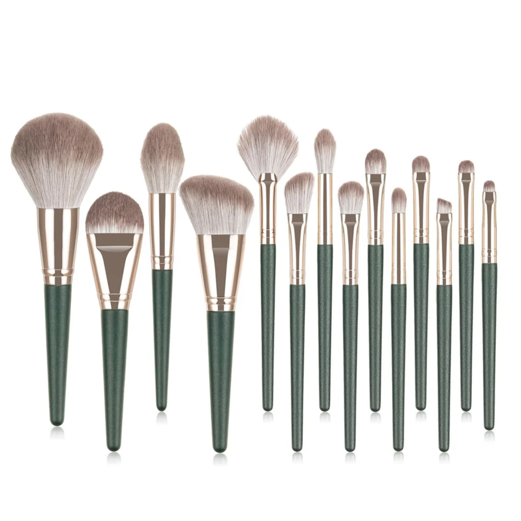 10setss 14Pcs Professional Makeup Brush Set Cosmetic Powder Eye Shadow Foundation Blush Blending Concealer Beauty Tool Brushes