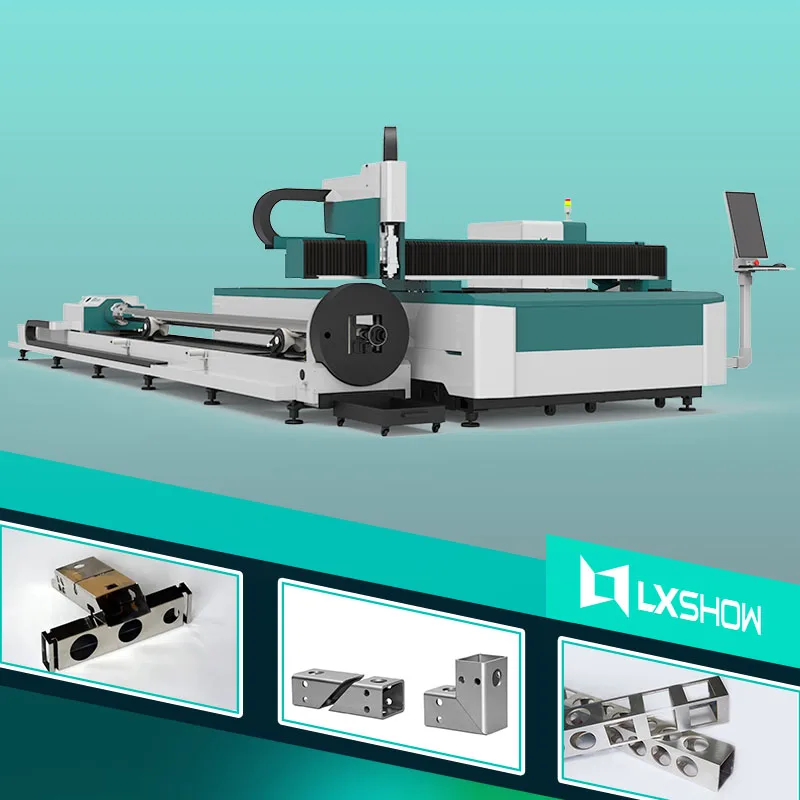 

Low price steel tube and plate pipe fiber laser cutting machine 1000w 2000w 4000w 6000w square pipe laser cutting machines