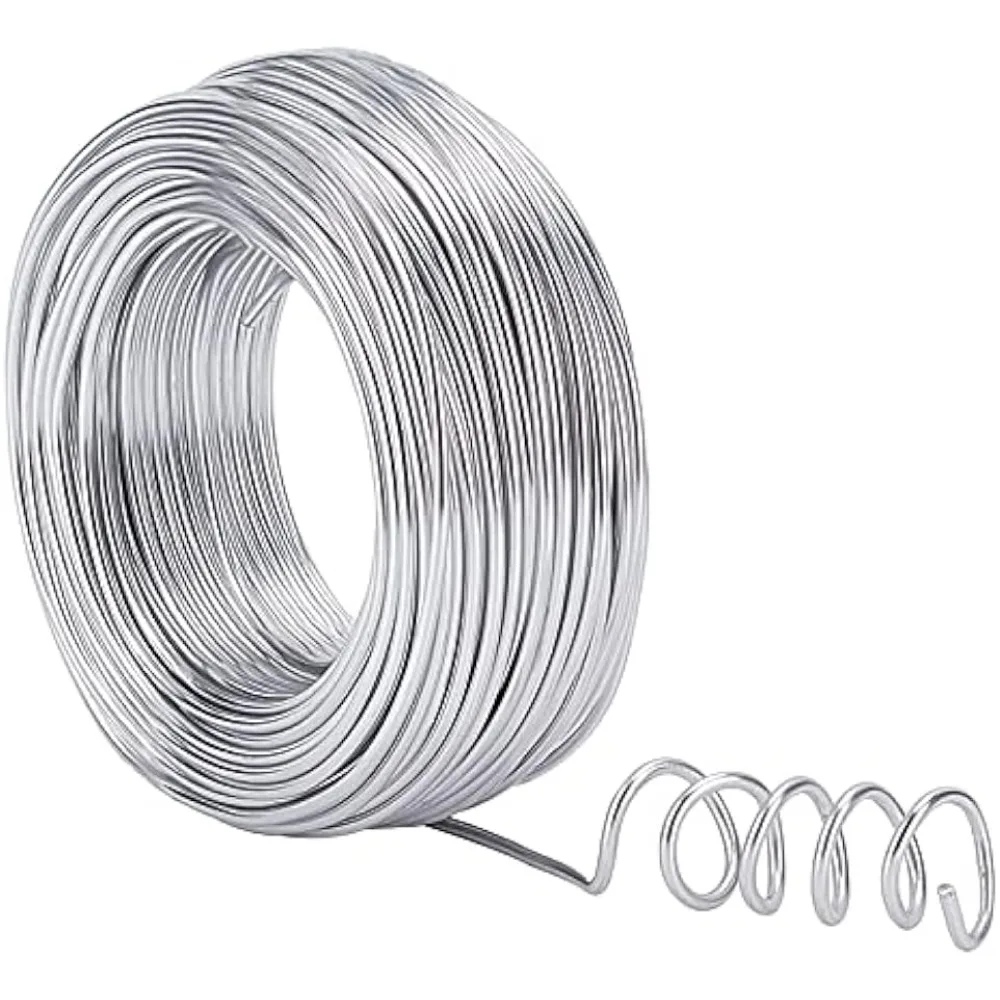 Filo Artigianato Gioielli Fai-da-te Filo Alluminio 2mm X 30m - Argento Per Artigianato E Creazione Gioielli Alluminio Piegabile