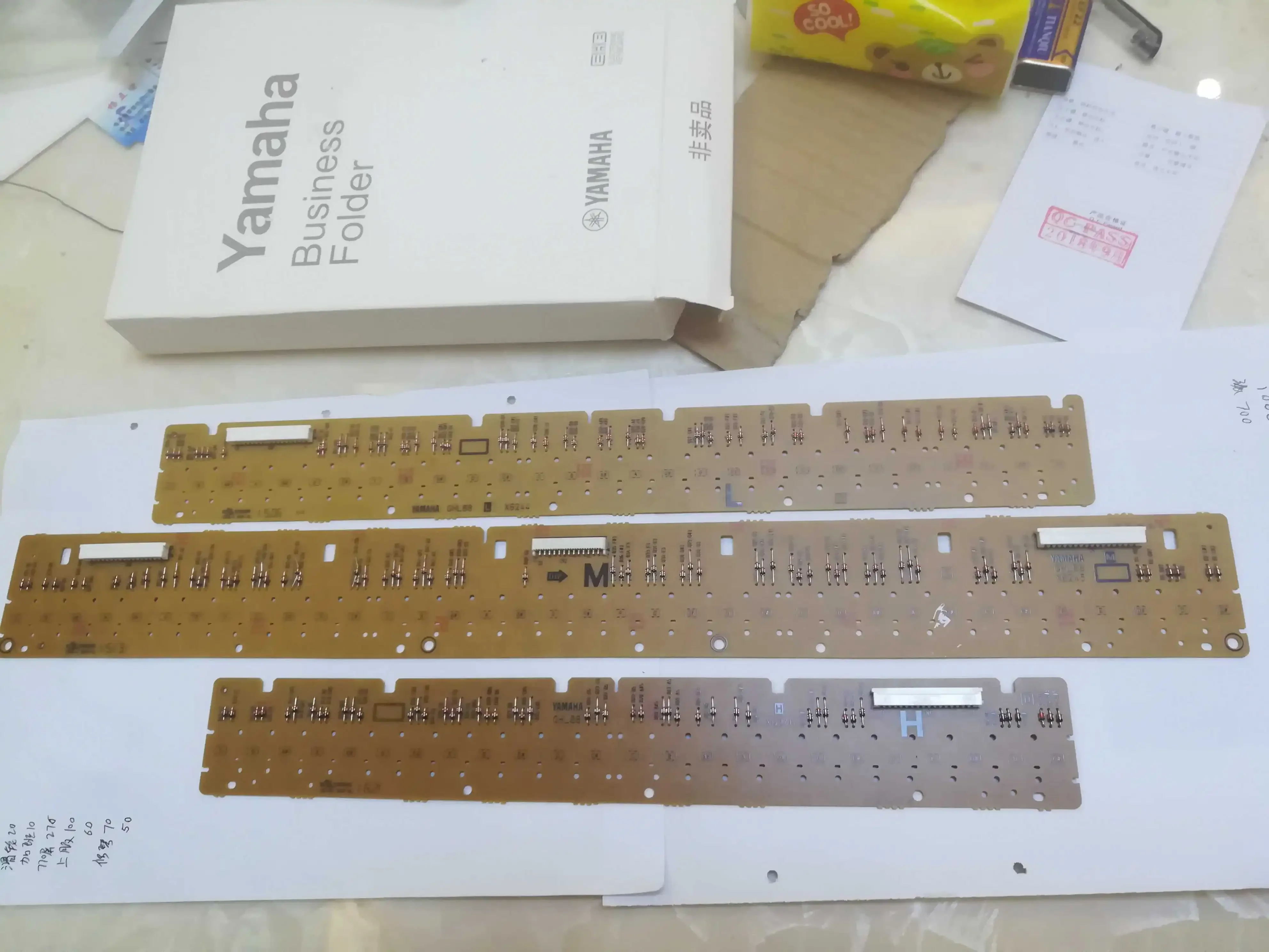 Styk klucza MK płytka drukowana PCB X6244 X6245 X6246 dla Yamaha P-85 P-95 P105 P115 P125 moxf8