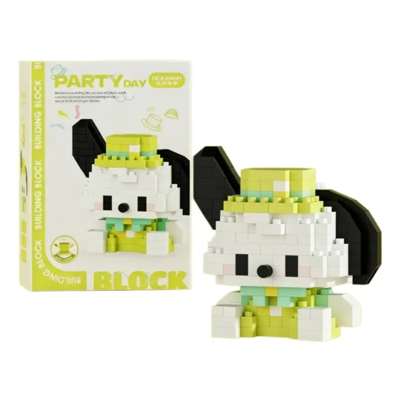99 style SANRIO Hello Kitty Building Blocks Cartoon Figures Kuromi Bricks My Melody Children's Assembly Toys Cinnamoroll Gift - Image 42