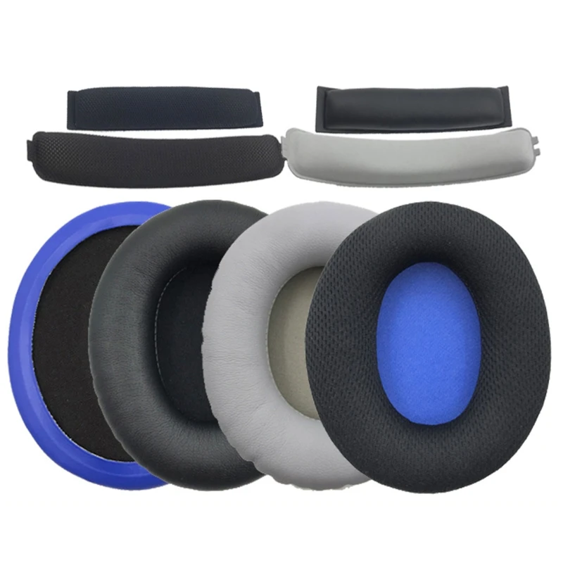 

Elastic EarPads Headbeam for HyperXCloud Headphone Cushion Earmuffs Cover Comfortable to Wear